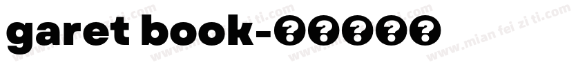 garet book字体转换